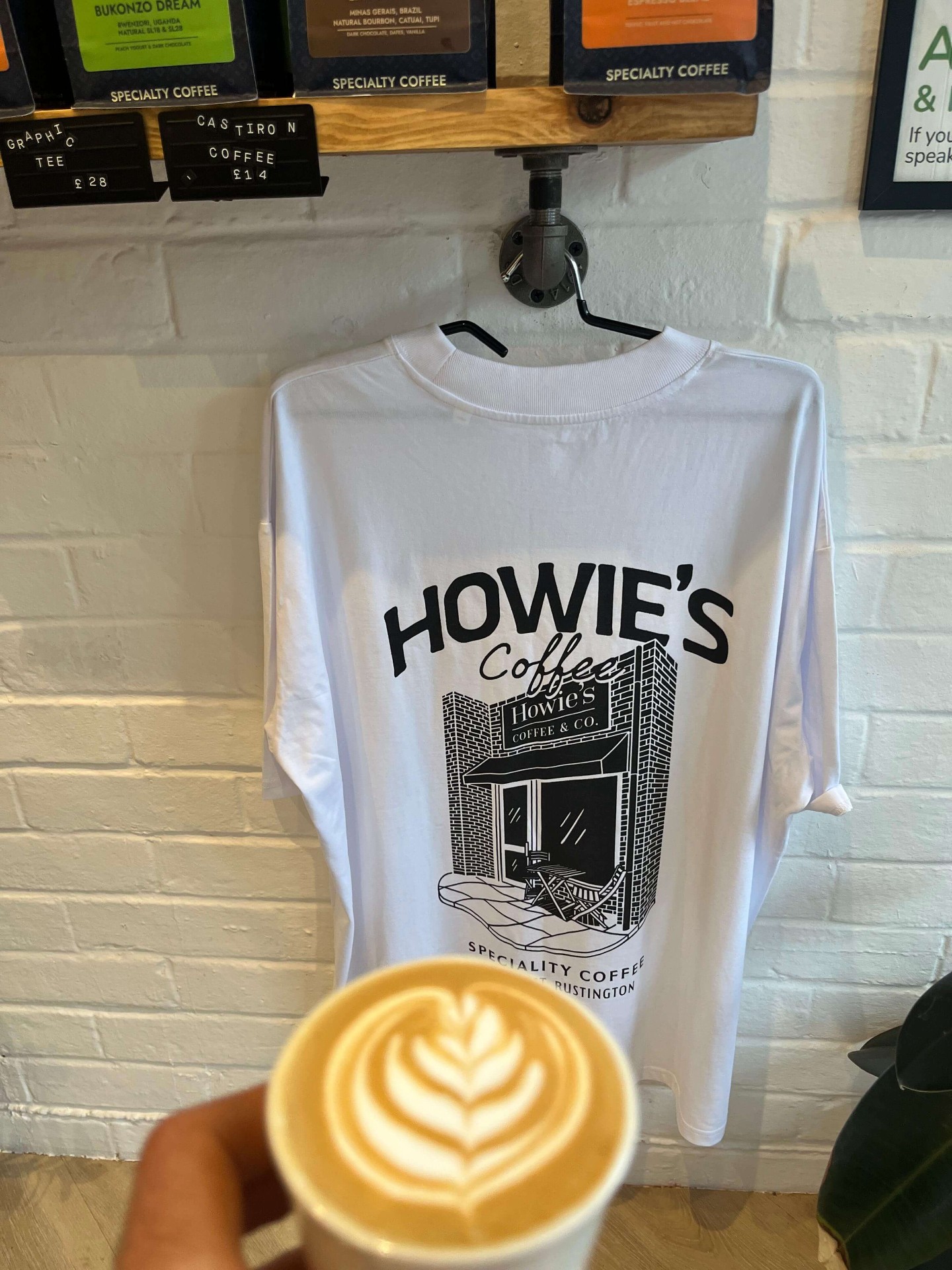 Howie's branded t-shirt